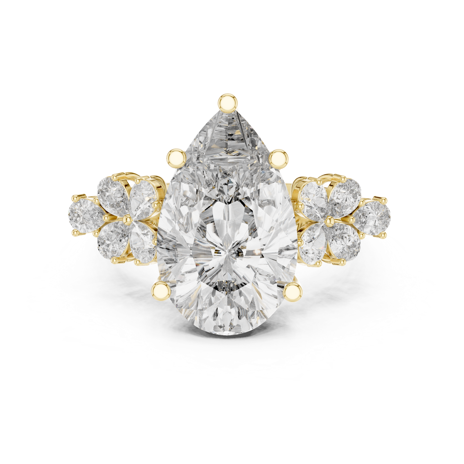 Gold Pendant 9-10024L_37, Yellow Gold