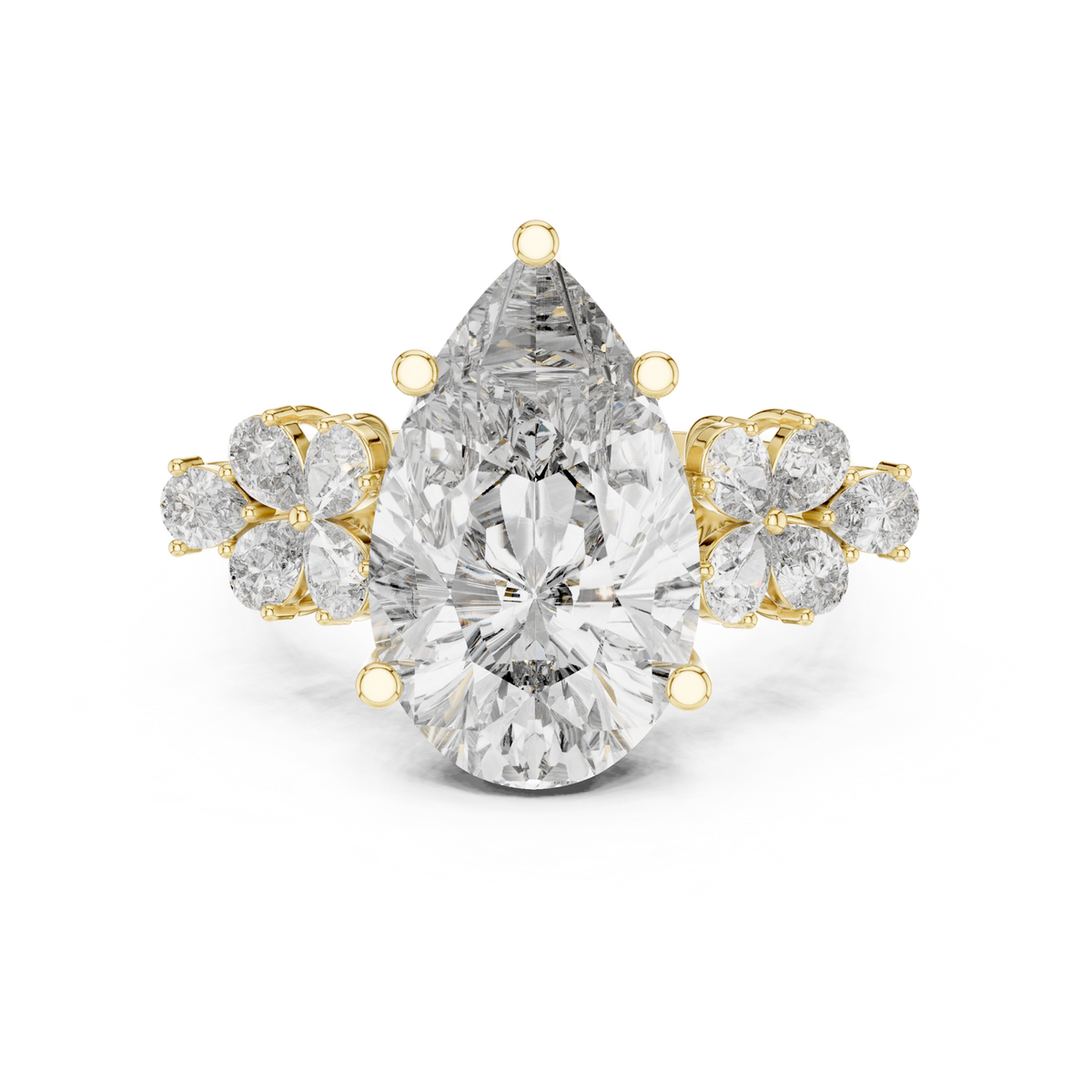 Gold Pendant 9-10024L_37, Yellow Gold