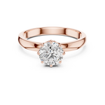 Gold Ring LR-0002, Rose Gold, view 4