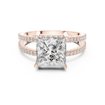 Gold Ring L03-1384, Rose Gold, view 4