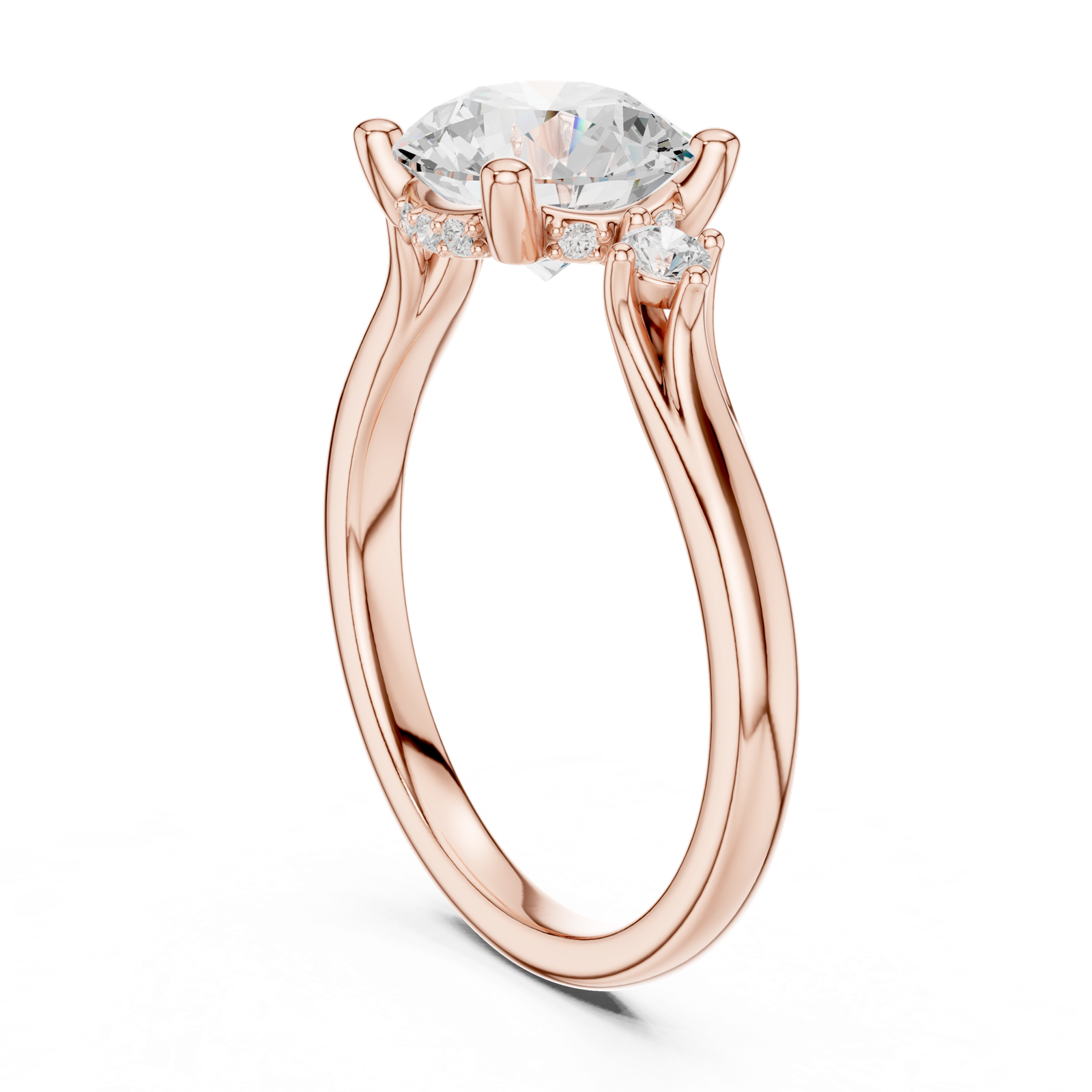 Gold Ring DDLR-975, Rose Gold