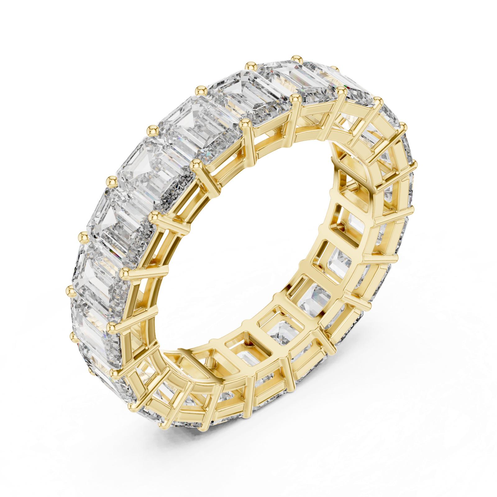 Gold Ring DDLR-207, Yellow Gold, view 2