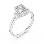 Gold Ring DDLR-868, White Gold, view 2