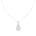 Gold Pendant GPD-0014, White Gold, view 4
