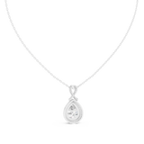 Gold Pendant GPD-0014, White Gold, view 4