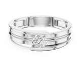 Gold Ring HLR-05 3MM, White Gold