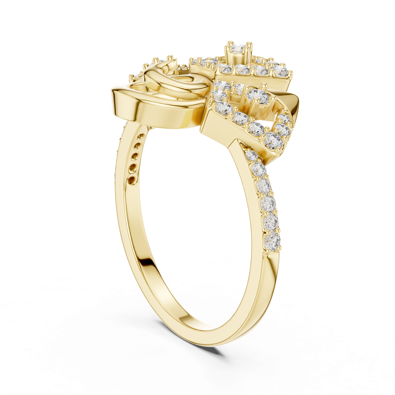 Gold Ring LR-01 (70), Yellow Gold