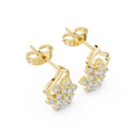 Gold Earrings L29-4544, Yellow Gold, view 2