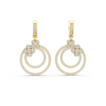 Gold Earrings L03-22, Yellow Gold