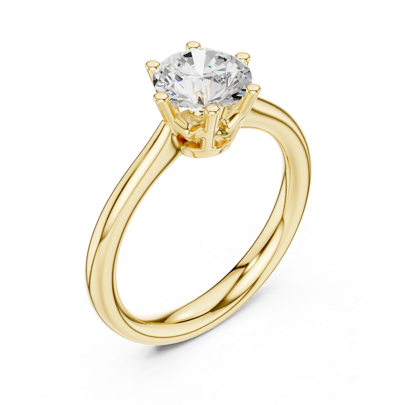 Gold Ring DDLR-559, Yellow Gold, view 2
