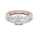Gold Ring DDLR-693, Rose Gold