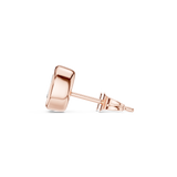 Gold Jewelry DDER-001, Oval center stone, Rose Gold, view 3