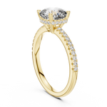 Gold Ring DDLR-177, Yellow Gold, view 1