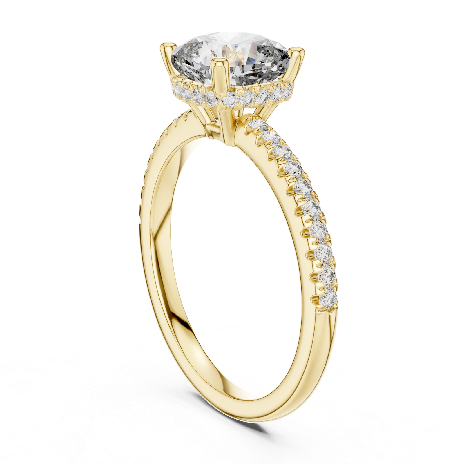 Gold Ring DDLR-177, Yellow Gold, view 1