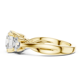 Gold Ring DDLR-273, Yellow Gold, view 3