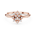 Gold Ring 1 (431), Rose Gold, view 4