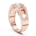 Gold Ring SBMR(45), Rose Gold, view 1