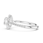 Gold Ring DDLR-674, White Gold, view 3