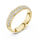 Gold Ring L03-549, Yellow Gold, view 2
