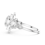 Gold Ring DDLR-061, White Gold, view 3