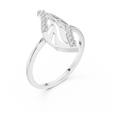 Gold Ring DR-6246, White Gold, view 2