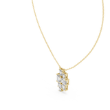 Gold Pendant GPD-0023, Yellow Gold, view 2