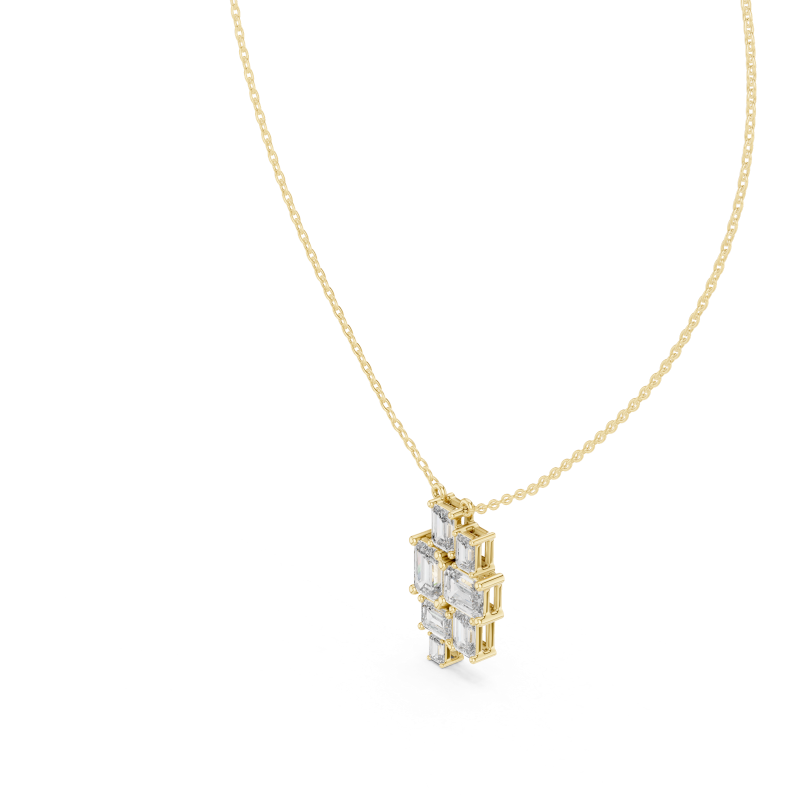 Gold Pendant GPD-0023, Yellow Gold, view 2