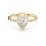 Gold Ring DDLR-517, Yellow Gold, view 4