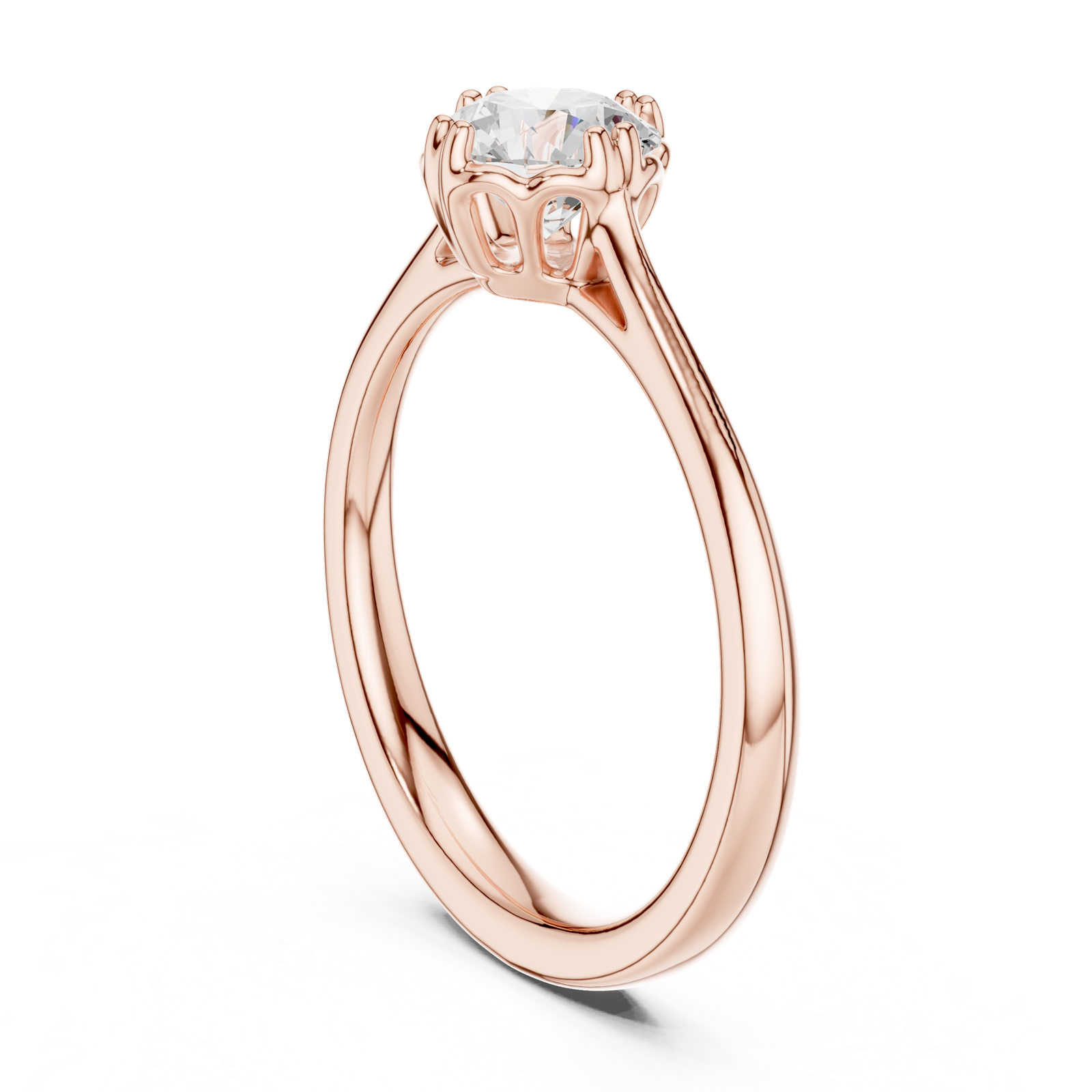 Gold Ring DDLR-553, Rose Gold