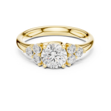 Gold Ring DDLR-678, Yellow Gold, view 4