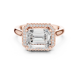 Gold Ring DDLR-332, Rose Gold, view 4