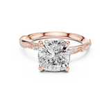 Gold Ring DDLR-962, Rose Gold, view 4