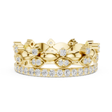 Gold Ring R31, Yellow Gold, view 3