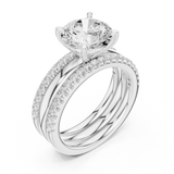 Gold Ring DDLR-949, White Gold, view 2