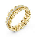Gold Ring R34, Yellow Gold, view 2