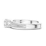 Gold Ring LR-0330, White Gold, view 3