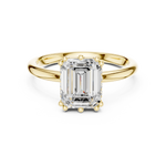 Gold Ring DDLR-925, Yellow Gold, view 4