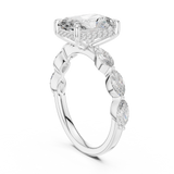 Gold Pendant 9-10006L_02, White Gold, view 1