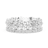 Gold Ring R42, White Gold, view 3