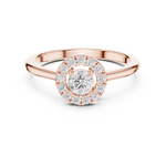 Gold Ring DDLR-833, Rose Gold, view 4