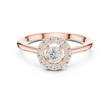 Gold Ring DDLR-833, Rose Gold, view 4