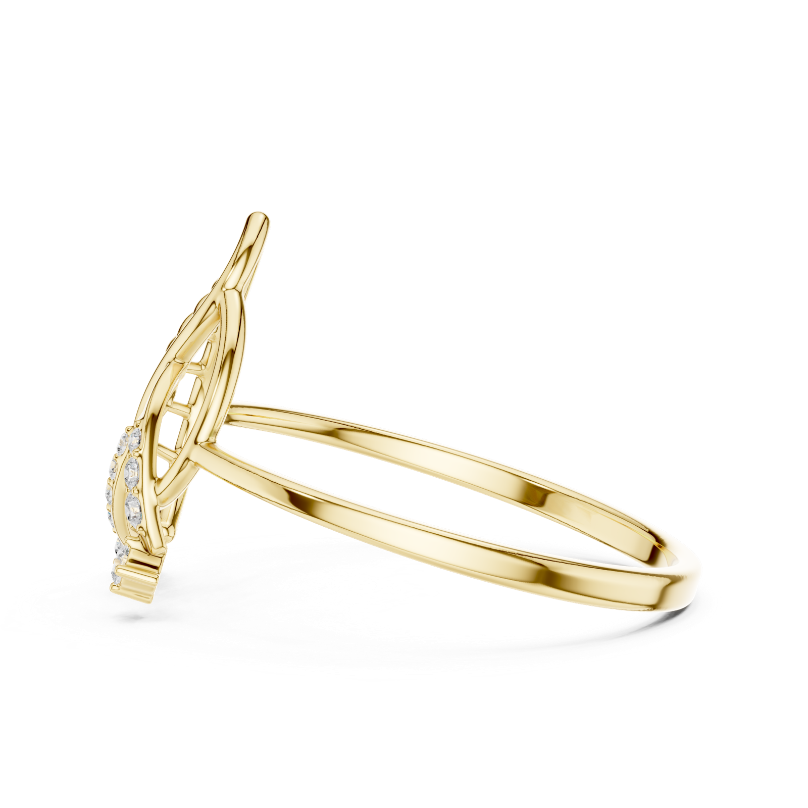 Gold Ring 1 (117), Yellow Gold, view 3