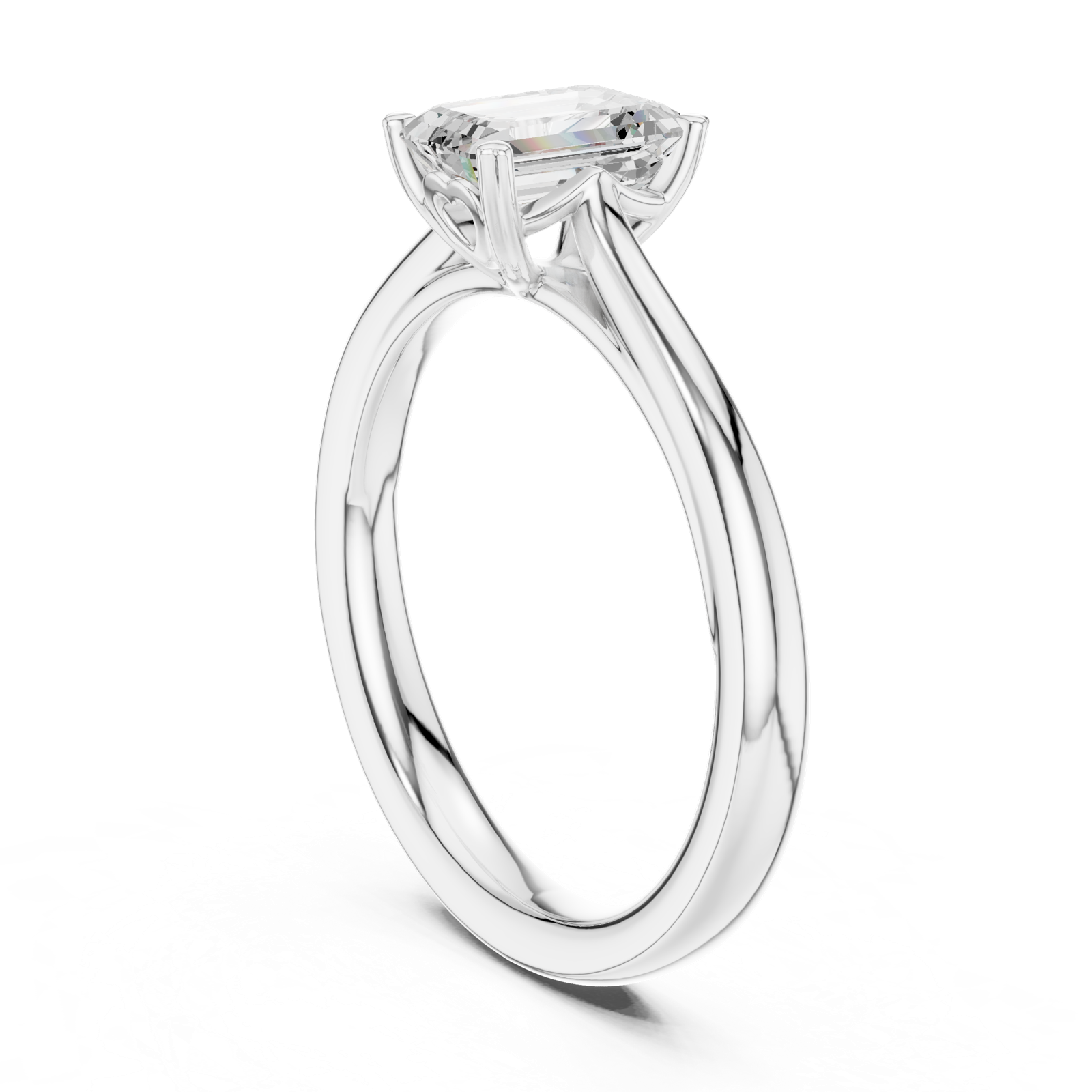 Gold Ring DDLR-539, White Gold
