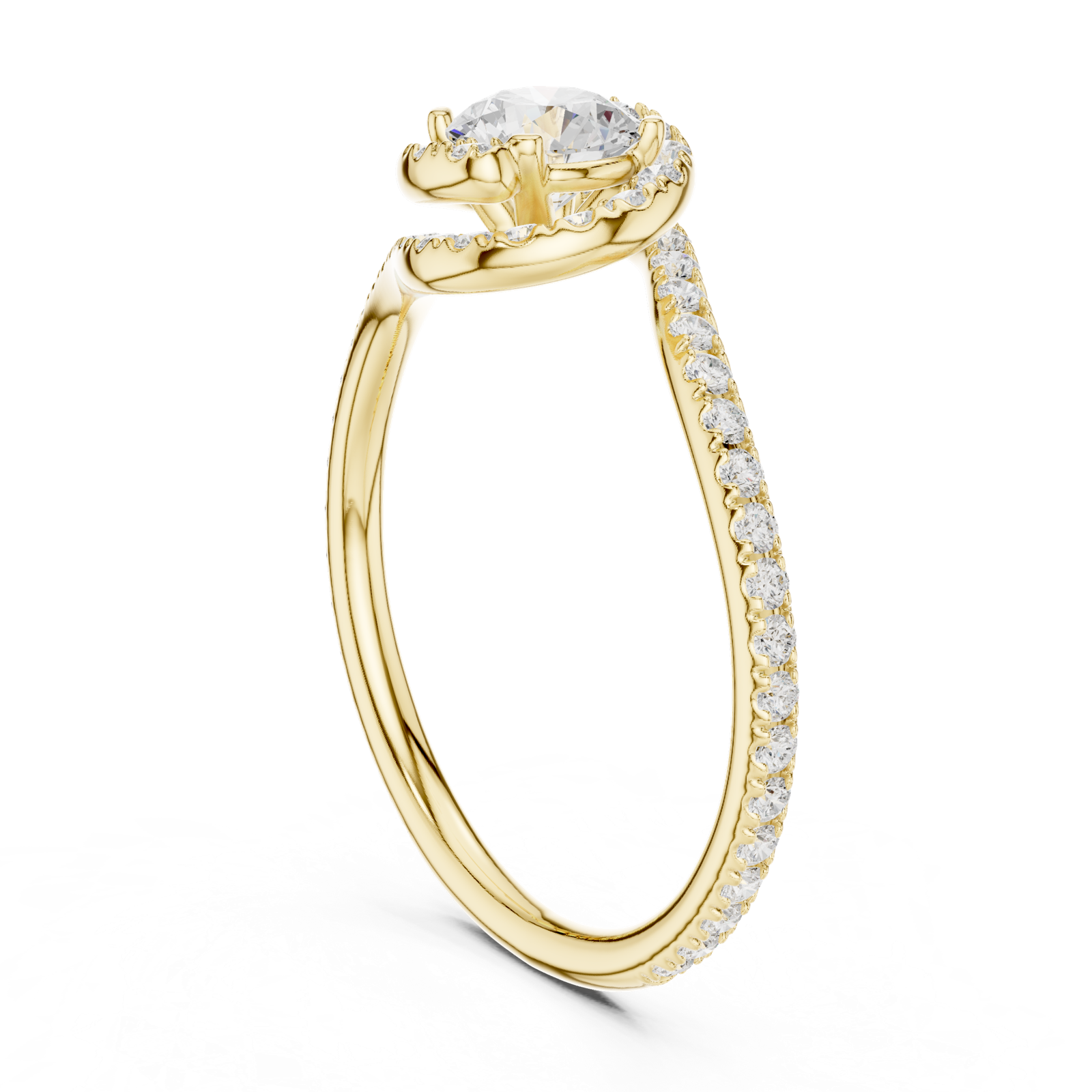 Gold Ring LR-0338, Yellow Gold