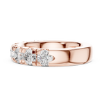 Gold Ring DDLR-602, Rose Gold, view 3
