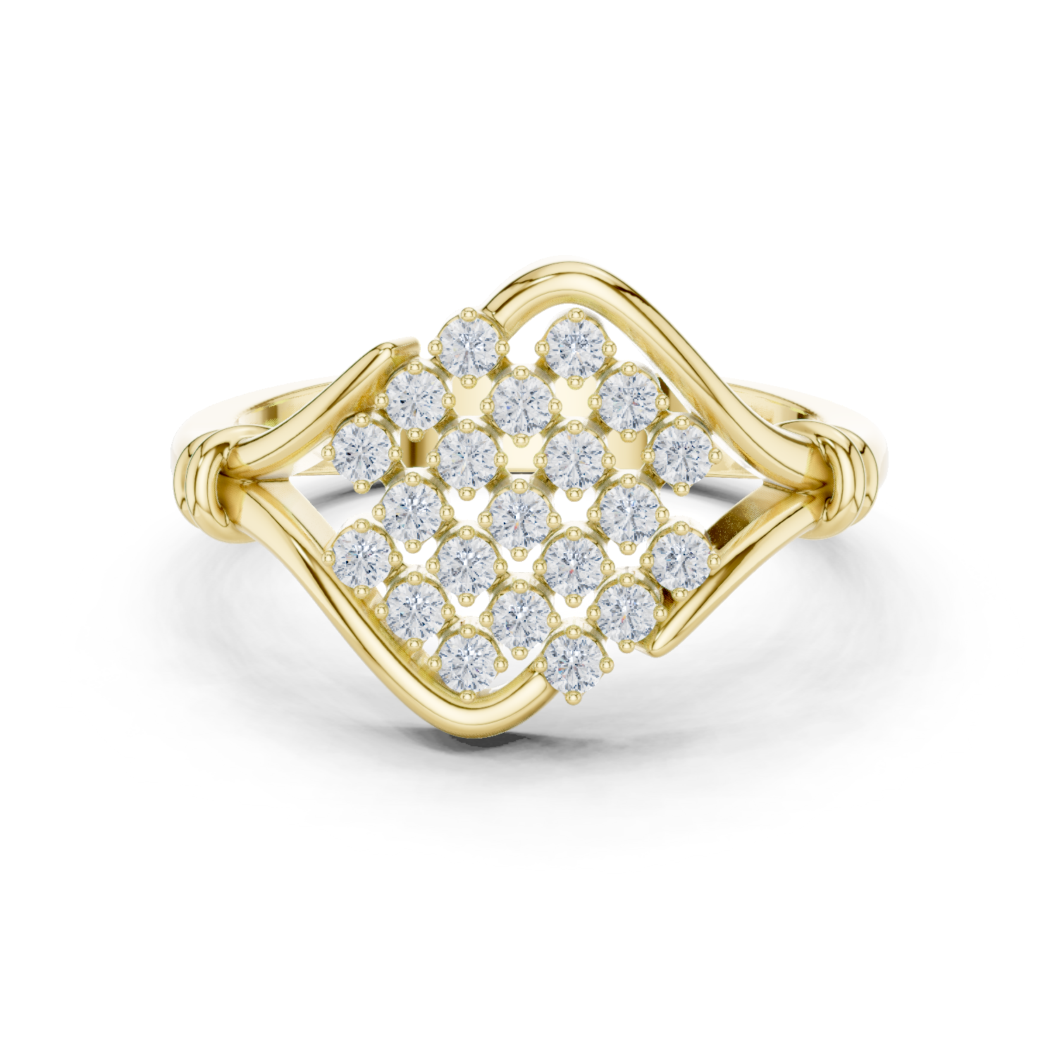 Gold Ring DDLR-760, Yellow Gold