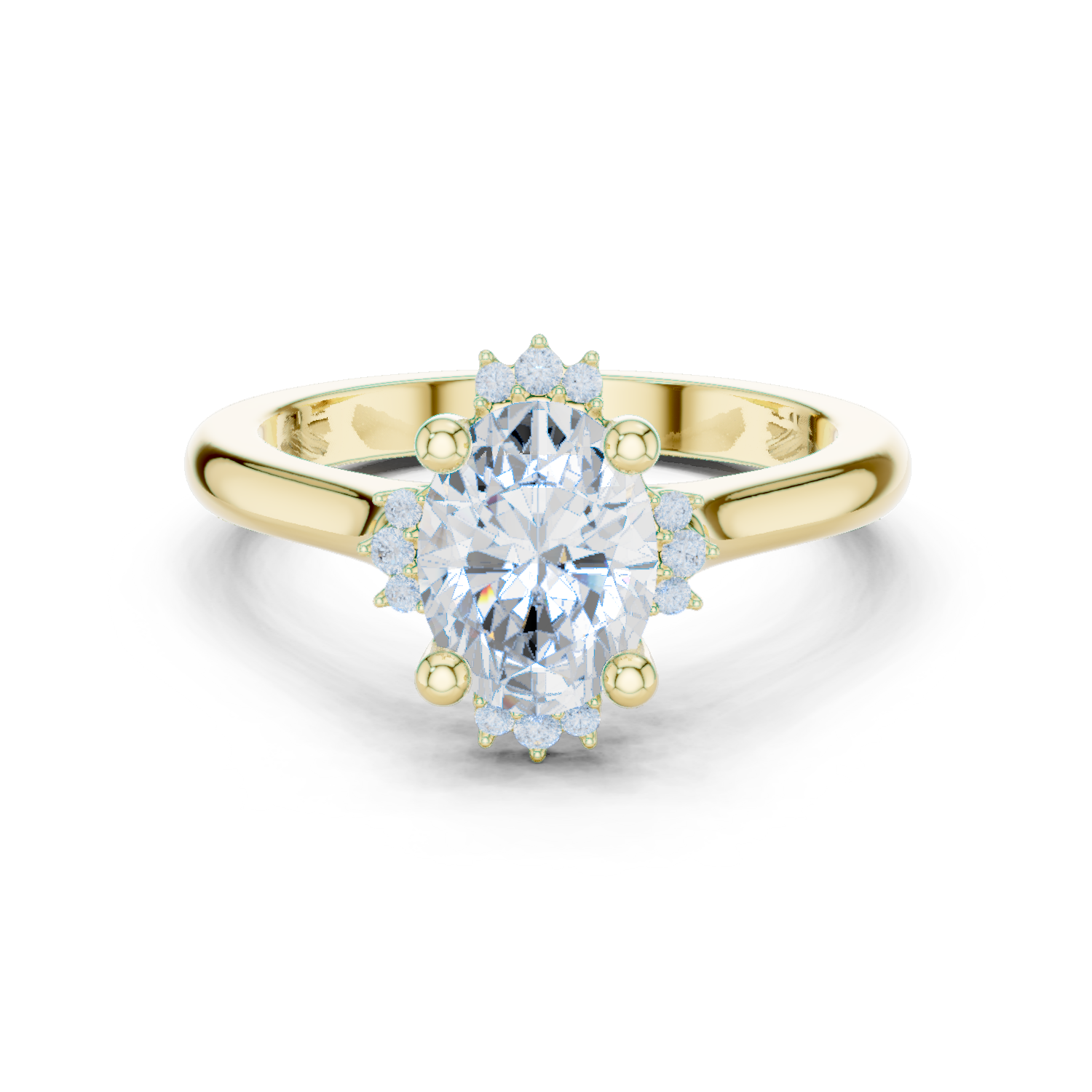 Gold Ring DDLR-336, Yellow Gold