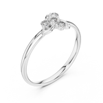 Gold Ring 1 (375), White Gold, view 2