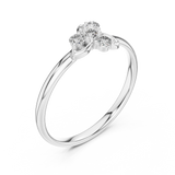 Gold Ring 1 (375), White Gold, view 2