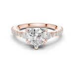 Gold Ring DDLR-858, Rose Gold